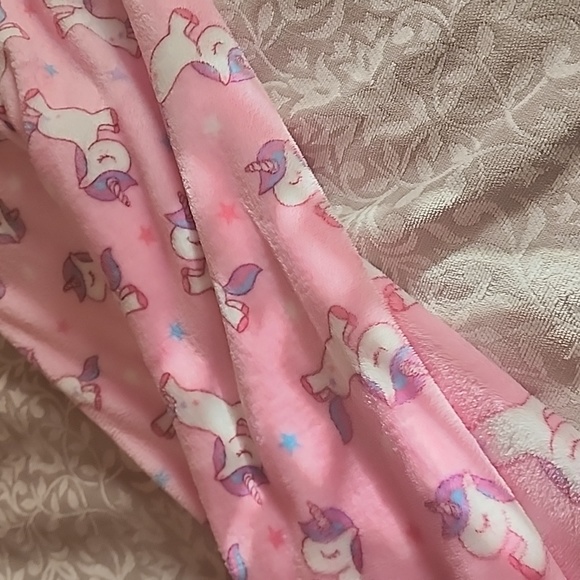 Girls unicorn pj bottom sz-lg (10-12) - Picture 2 of 2